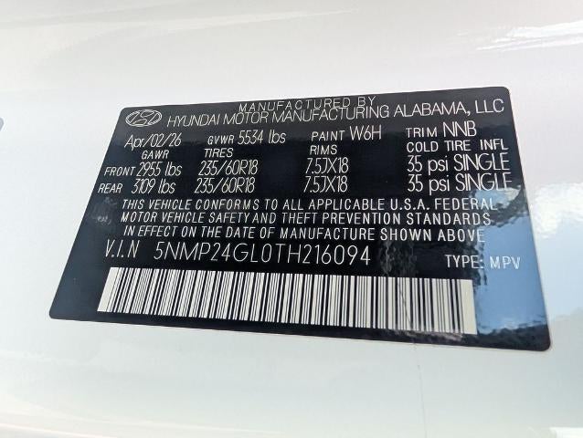 2026 Hyundai SANTA FE SEL FWD