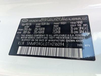 2026 Hyundai SANTA FE SEL FWD