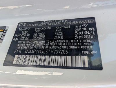 2026 Hyundai SANTA FE SEL FWD