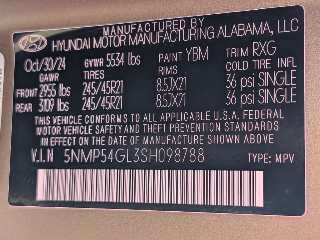 2025 Hyundai SANTA FE Calligraphy FWD