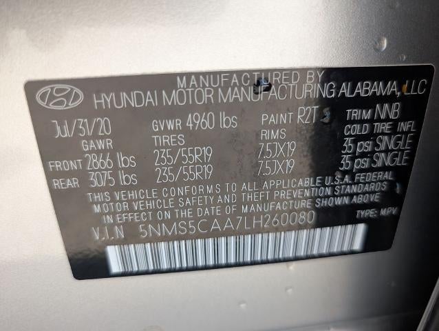 2020 Hyundai SANTA FE Limited 2.0T Auto AWD