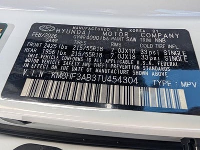 2026 Hyundai KONA SEL Sport FWD