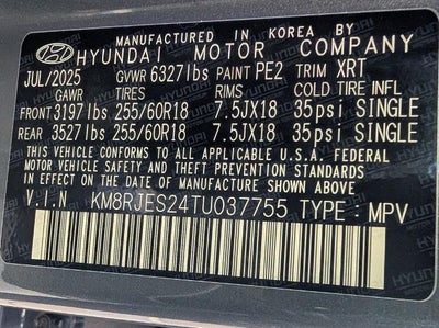 2026 Hyundai PALISADE XRT Pro