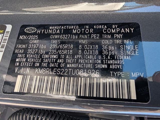 2026 Hyundai PALISADE SEL AWD