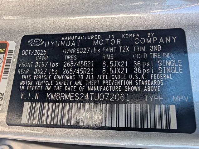 2026 Hyundai PALISADE Calligraphy AWD