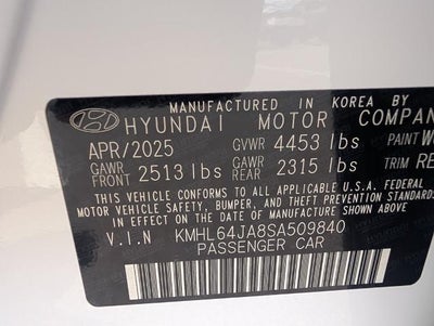 2025 Hyundai SONATA SEL