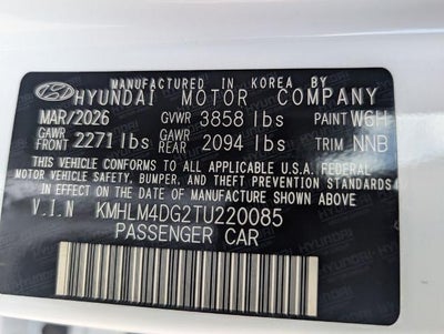 2026 Hyundai ELANTRA SEL Sport