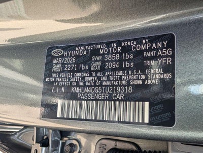 2026 Hyundai ELANTRA SEL Sport