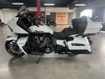 2025 Indian Pursuit Dark Horse w/PowerBand Audio Ghost White Base