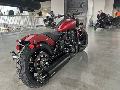 2025 Indian Scout Bobber Limited Sunset Red Smoke Base