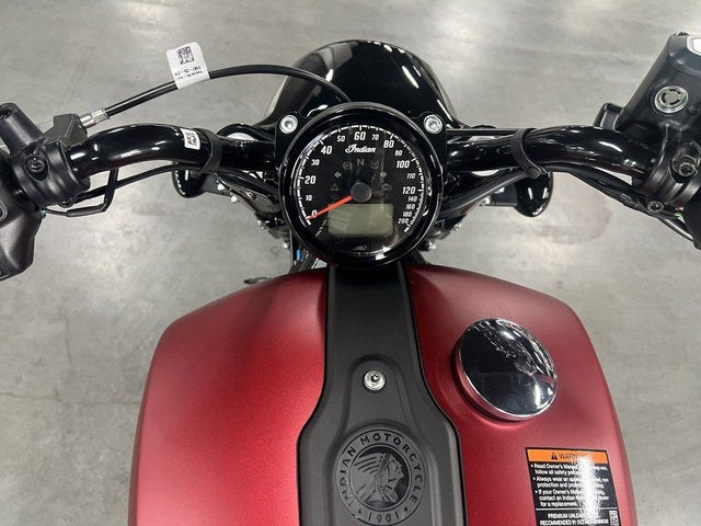 2025 Indian Scout Bobber Limited Sunset Red Smoke Base