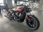 2025 Indian Scout Bobber Limited Sunset Red Smoke Base