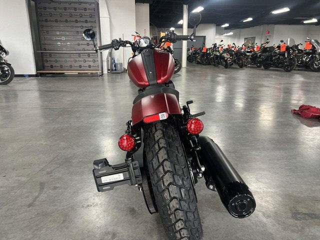 2025 Indian Scout Bobber Limited Sunset Red Smoke Base