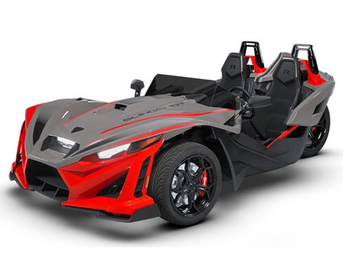 2026 Polaris Slingshot R Manual Radiant Gray With Indy Red Pearl Base