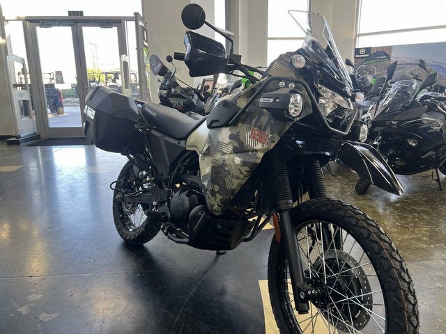2025 Kawasaki KLR 650 Adventure ABS Cypher Camo Beige Base