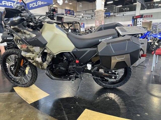 2025 Kawasaki KLR 650 Adventure ABS Cypher Camo Beige Base