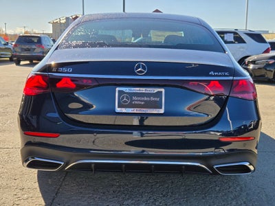 2026 Mercedes-Benz E-Class E 350 4MATIC®